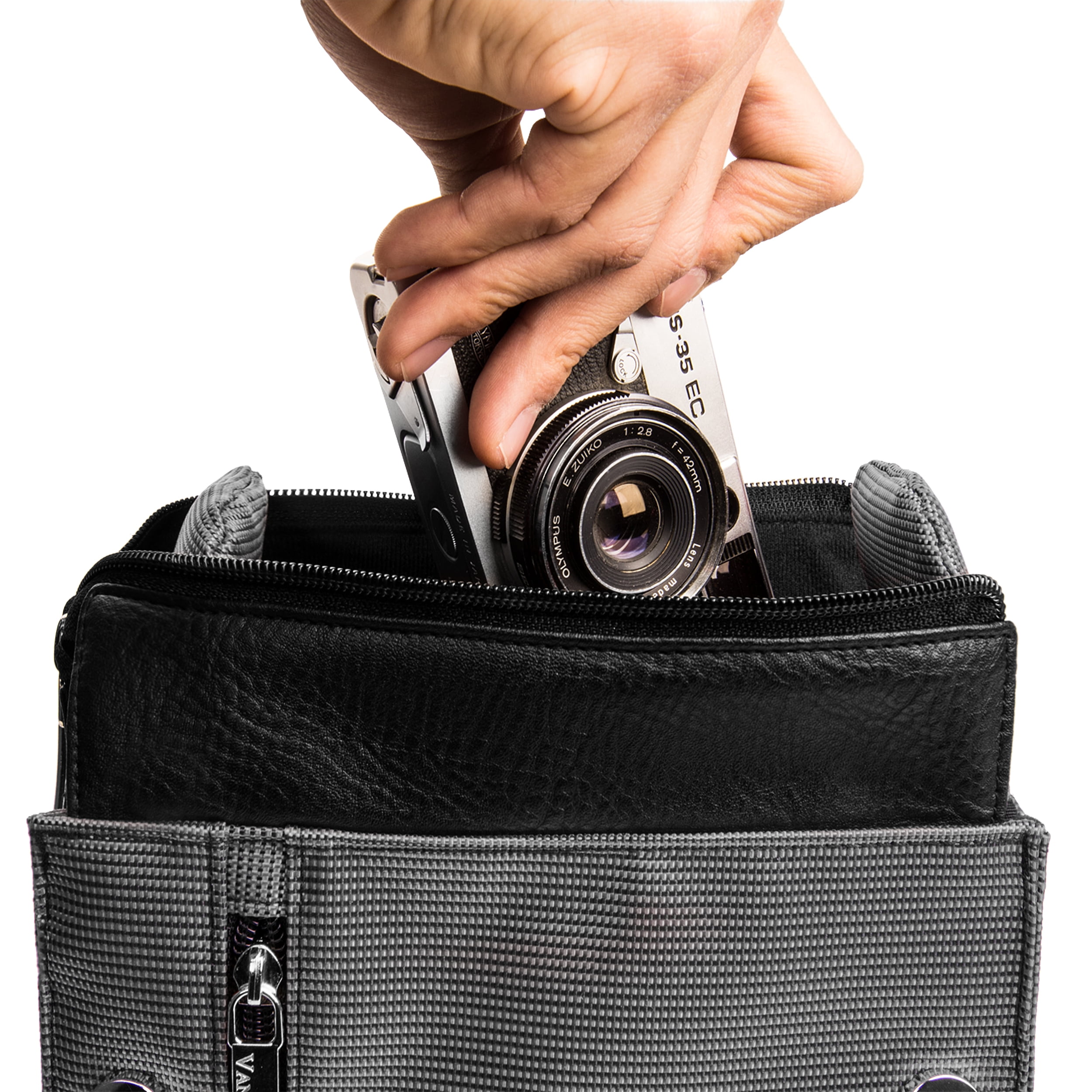 VANGODDY Metric Zippered Nylon Camera Carrying Case Shoulder Bag for Nikon D8 Series / D7 Series / D6 Series