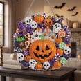 thumbnail image 2 of Halloween Diamond Art Hanging Kit, DIY Handmade Wreath Ornament, Diamond Art Door Wall Window Hanging Decor by MPOISVA, 2 of 6