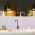 thumbnail image 3 of Yeetfub Peel and Stick Backsplash 28"x28" Self Adhesive Pink Peel and Stick Wallpaper Waterproof Removable Tile Stick on Backsplash for Kitchen Bathroom Fireplace Laundry Room, 3 of 7