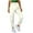 White, variant on Women's Lightweight Cargo Jogger Pants Satin Silk Breathable Drawstring Ankle Trousers for Casual Outdoor Sports