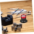 thumbnail image 2 of HUGFEGWE 4pcs Watch Repair and Amplification Eye Light Blocking Glasses Magnifier Magnifying for Hobbies Hand Lens Jewelry Watchmakers Binocular Sunglasses Chain Loupes Band Aluminum U2536-4338, 2 of 9