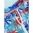 thumbnail image 6 of Suealasg Kids Boys One Piece Swimsuits Toddler Boys Short Sleeve Tree Print Jumpsuit Swimwear Baby Girl Summer Romper Bathing Suit Beachwear 0-3 Years, 6 of 9