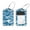 multicolored 1, variant on 2 Pcs Luggage Tags, Cactus Cacti Flower Pattern Privacy Cover ID Label with Stainless Steel Loop and Address Card for Travel Bag Suitcase