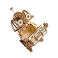 thumbnail image 5 of Wood Trick Space Junk Robot 3D Wooden Puzzles for Adults and Kids to Build - Rides up to 13 ft - 9.5x6.7 in - Model Kits for Adults - Engineering DIY Wooden Models for Adults to Build, 5 of 6