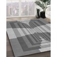 thumbnail image 3 of Ahgly Company Machine Washable Indoor Square Transitional Ash Gray Area Rugs, 6' Square, 3 of 7