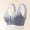 Gray, variant on Inleife Bras for Women No Wire Women Underwear Comfortable Snap-fastener Large Size Steel Ring Free Bra Thin Bra