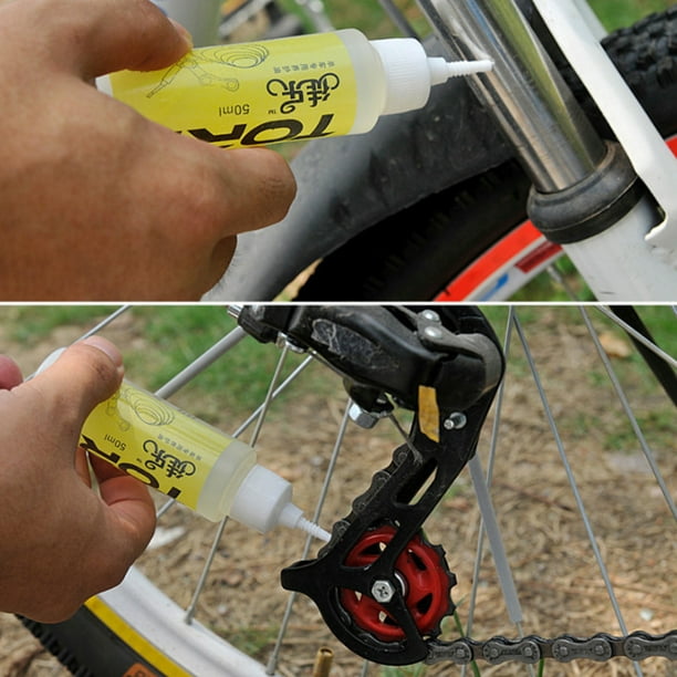 Huile d'entretien de lubrification d'engrenage de vélo de 50 ml