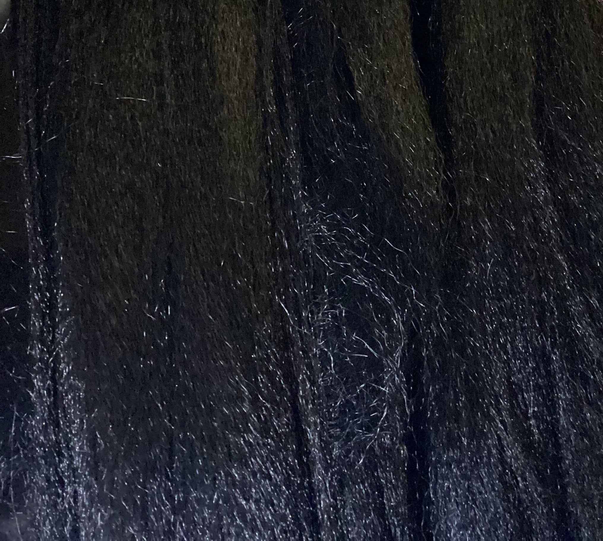3X GHANA X-Pression Hair 60” inch -Color #1B - Of black - Walmart.com