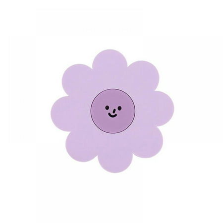 

Anti-Hot Silicone Trivet Mat Flower Shape Heat Resistant Pot Holders Antislip Place Mat for Hot Pots & Pans Holder Kitchen Insulation Coaster Hot Pad for Dishes (Purple)