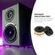 thumbnail image 3 of WORGEOUS 12 Uds. Pies de altavoz, pies de aislamiento de Subwoofer, alfombrillas de Base de aislamiento, alfombrillas protectoras de suelo, 3 of 8