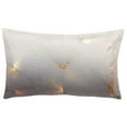 thumbnail image 5 of SAFAVIEH Loran Sunburst Decorative Pillow, 12" x 20", Grey/Gold, 5 of 6