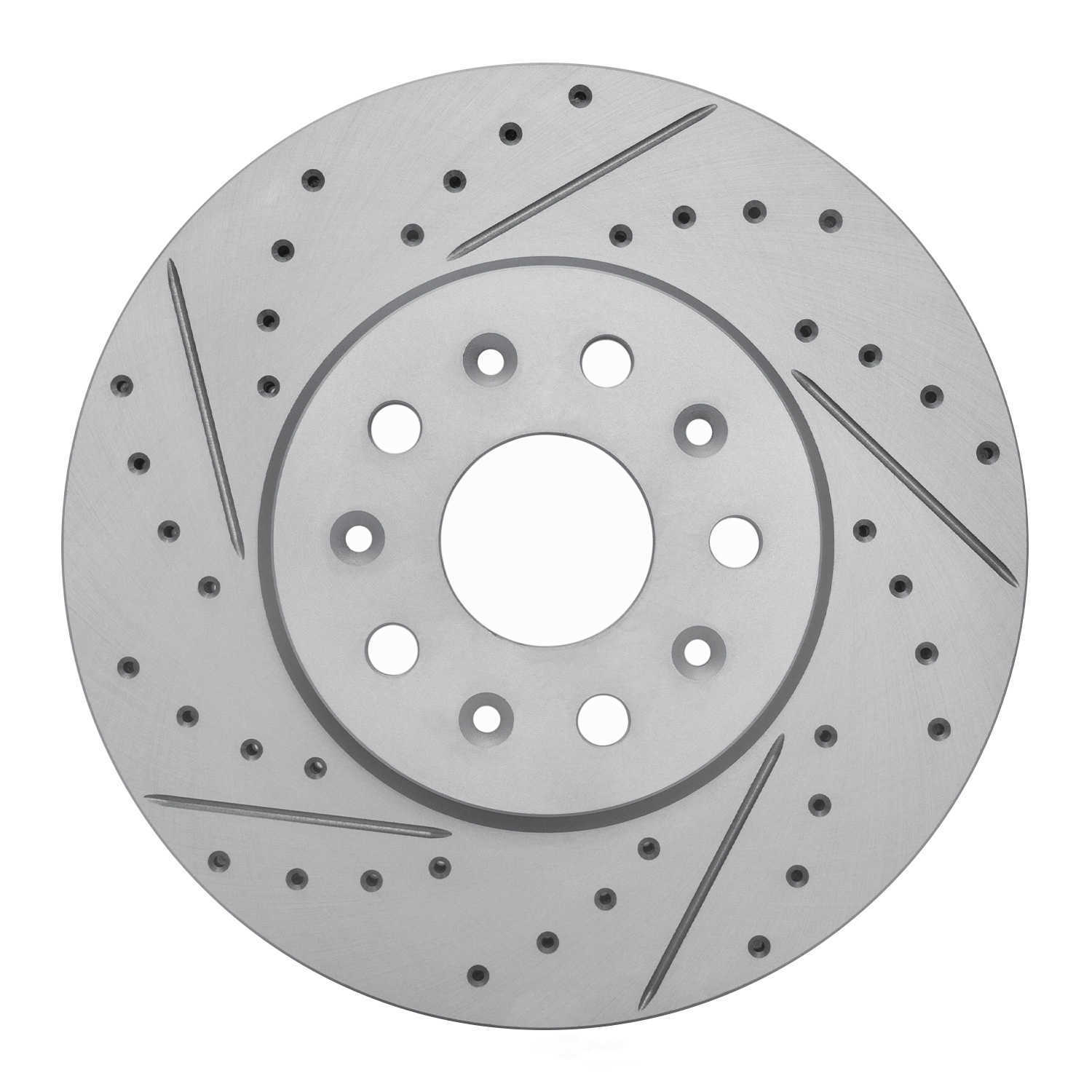 Dynamic Friction Company 830-46038L DFC Geoperformance Rotor - Drilled and Slotted