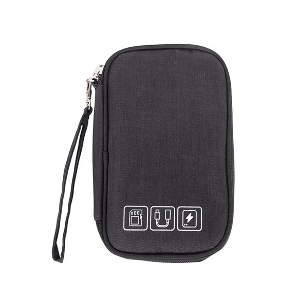 Openpig Electronic Organizer Bag Cable Organizer Travel Cord Organizer Case Pouch Portable Carrying Case for Charger Hard Drive Earphone USB SD Card
