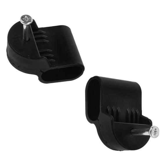ETHZZLE 2-Pack Black Recliner Chair Buckle Clips Replacement for Folding Chairs Outdoor Camping Hardware Accessories
