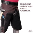 thumbnail image 3 of Equine Care Farrier Apron Chaps 2mm Leather Canvas 23" Lenght 28-52" Brown Black, 3 of 7