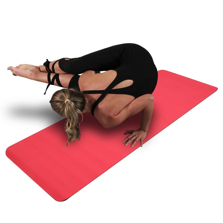 6mm Yoga Mat, TPE Non-Slip Thick Yoga mats for Women Workout