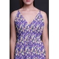 thumbnail image 3 of Bimba Robe Longue Maxi d'Été à Imprimé Floral pour Femme à Col en V Tenue de Villégiature de Vacances-Xxx-Grand, 3 of 4