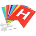 thumbnail image 4 of Rainbow Happy Birthday Banner, 16 * 20 cm Letras multicolores Fiesta de cumpleaños Decoración colgante TUNC Sencillez, 4 of 5