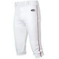 thumbnail image 4 of Rawlings Adult Launch 1/8" Piped Knicker Pant | White/Scarlet | XLRG, 4 of 6