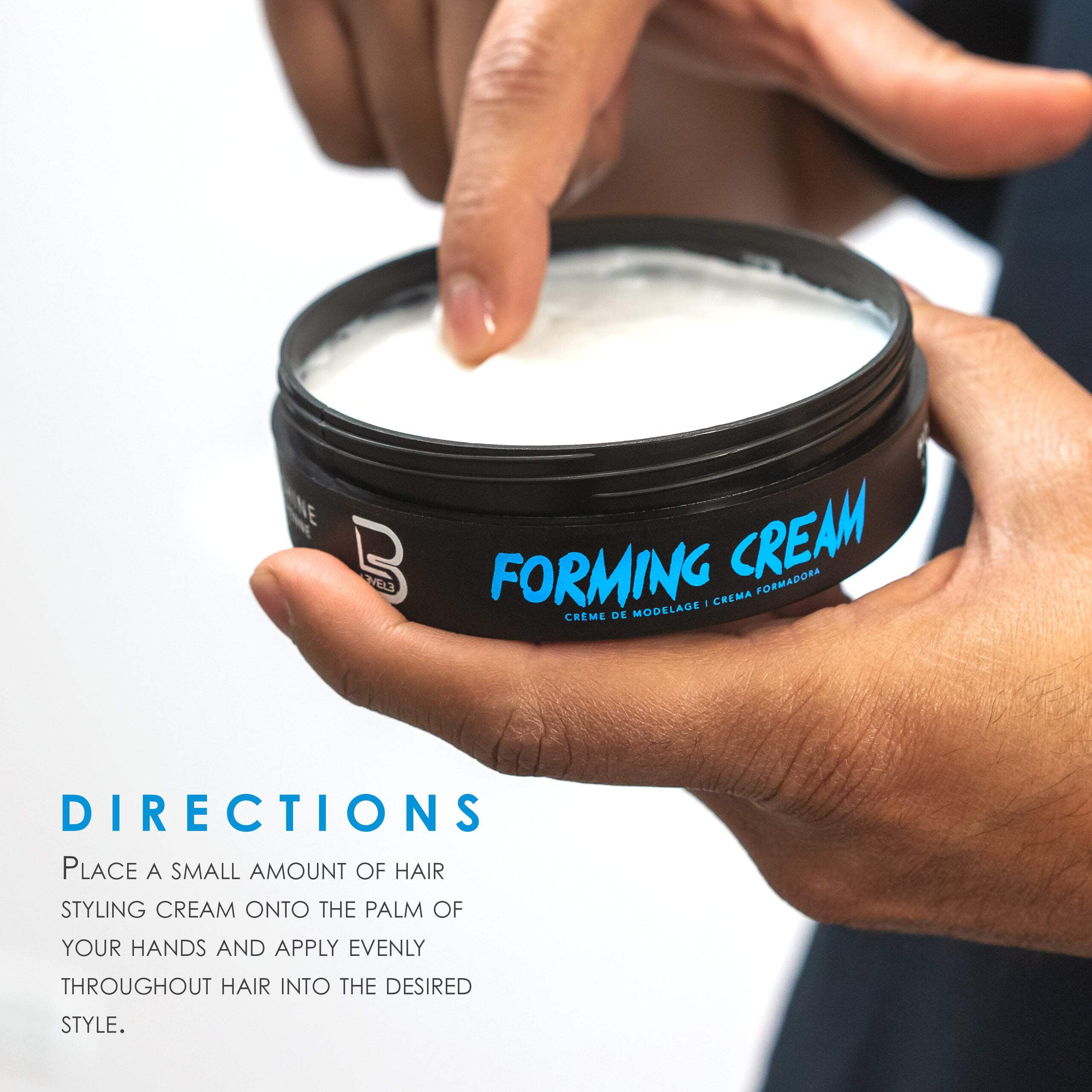 HUB Hair Styling Creme Set - 3 X 100g Für Form, Glanz & Volumen, Vegan & Tierversuchsfrei
