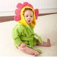 thumbnail image 3 of Bata de algodón para bebé, Toalla de baño, sudaderas con capucha de dibujos animados, ropa de dormir infantil, manta de baño, albornoz suave, pijamas para niños, 3 of 4