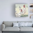 thumbnail image 4 of Canvas Wall Art - Ethan Harper 'Chicken Run I' Wall Art for Living Room, Bedroom, or Office Décor by Trademark Fine Art - 35 x 35 Inches, 4 of 4