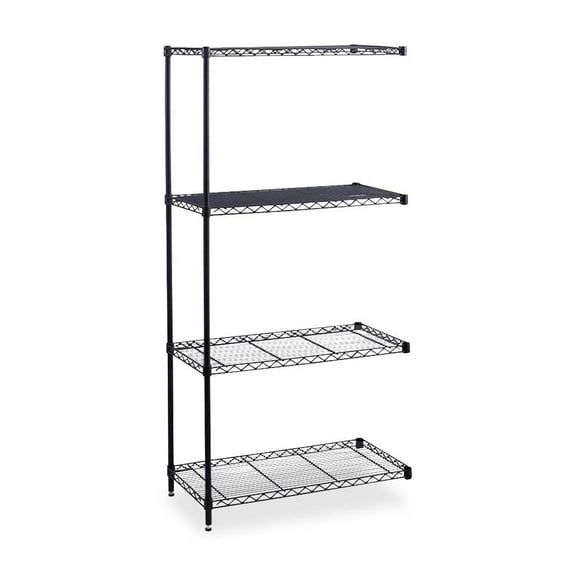 Safco 36"x24" Industrial Add-On Unit in Black