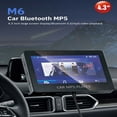 thumbnail image 3 of 4.3 Inch M6 Car Multimedia Player Bluetooth Transmitter Android Navigation Display M5, 3 of 5