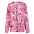 thumbnail image 4 of Kaondbfi Women's Cardigan, Autumn and Winter Knitted Button Cardigan Casual Coat Top Winter Clothing for Women, 4 of 5
