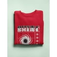 thumbnail image 3 of Poster Spiral Techno Style Sweatshirt Women -Image by Shutterstock, Female 3X-Large, 3 of 4