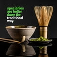 thumbnail image 3 of BambooWorx Matcha Whisk Set - Matcha Whisk (Chasen), Traditional Scoop (Chashaku), Tea Spoon. The Perfect Set to Prepare a Traditional Cup of Japanese Matcha Tea, Handmade from 100% Natural, 3 of 8