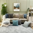 thumbnail image 5 of Jepeak Decorative Throw Pillow Covers Pack of 2 Chenille Cozy Modern Concise Cushion Cases for Bedroom Sofa Couch Home Decoration, Gainsboro 16 x 24 Inches, 5 of 7