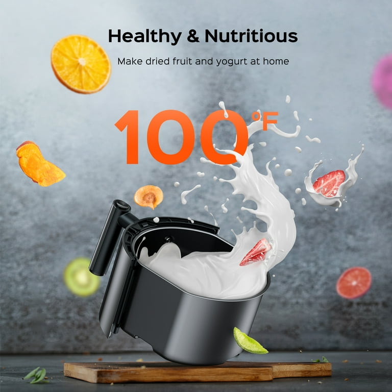 Dreo, Air Fryer, 4 Quart, 100℉ to 450℉, 9-in-1, 50 Recipes, 9