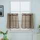 thumbnail image 3 of Cortinas de Ventana Voile Sunnimix 2pcs Varils de Marrón 74x61cm, 3 of 8