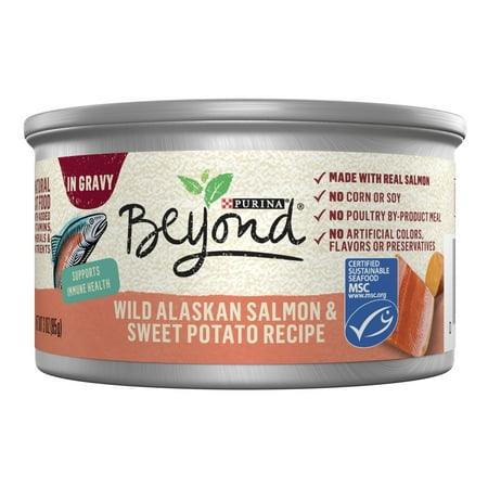 UPC: 0017800177009 | Purina Beyond Wild Alaskan Salmon and Sweet Potato Recipe In Wet Cat Food Gravy