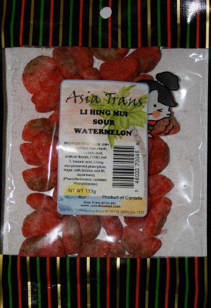 Asia Trans Li Hing Watermelon, 3.5 Oz.