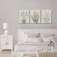 thumbnail image 3 of 3 Piece Canvas Wall Art Wildflower Wall Decor Botanical Pictures Floral Paintings Watercolor Prints Minimalist Artwork for Bedroom Bathroom Living Room, 3 of 6