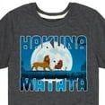 thumbnail image 3 of The Lion King - Hakuna Matata - Toddler & Youth Short Sleeve Graphic T-Shirt, 3 of 5