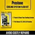 thumbnail image 3 of Prestone Flush 'N Fill Kit, Prevents Engine Damage from Clogged Radiator, 3 of 5