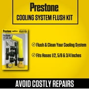 Prestone Flush N Fill Kit, Prevents Engine Damage from Clogged Radiator