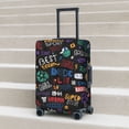 thumbnail image 2 of Lsque Basketball Printed Luggage Cover, Travel Luggage Protector,Scratch and Dirt Resistant, Fits 18-32 Inch Luggage - Medium, 2 of 9