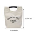 thumbnail image 2 of Bolso Hobo Lona Con Letras Gran Capacidad para Viajes Al Aire Libre, 2 of 9