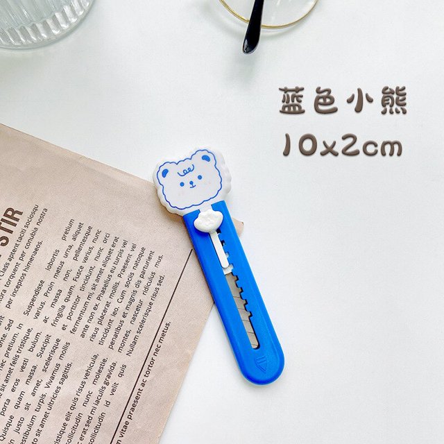 Cuchillo de utilidad Kawaii Sanrio Kuromi My Melody Cinnamoroll, cortador de papel portátil, artefacto de desboxeo, juguete de regalo