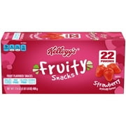 Kellogg's Strawberry Fruity Snacks, 17.6 Oz, 22 Count