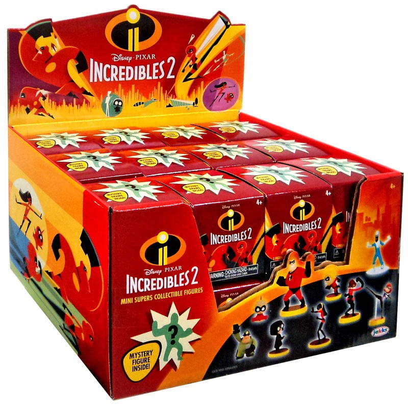 incredibles 2 mini supers collectible figures