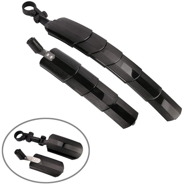 Guardabarros de bicicleta, bicicleta de montaña retráctil, bicicleta de carretera, neumáticos delanteros/traseros, guardabarros, juego de guardabarros, accesorios para bicicleta, bicicleta de carreter JFHHH pequeña