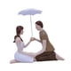 thumbnail image 2 of Figura de pareja creativa de niño y niña, artesanía decorativa, estatua de pareja sosteniendo Arrodillado, 2 of 9