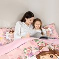 thumbnail image 5 of Castle Fairy Girly Flower Rose 2Pcs Bedding Comforter Set,Ballet Girl Twin Comforter Sets,Kawaii Cute Breathable Bedding Set for Women Girls Children,Breathable Home Decor, 5 of 8