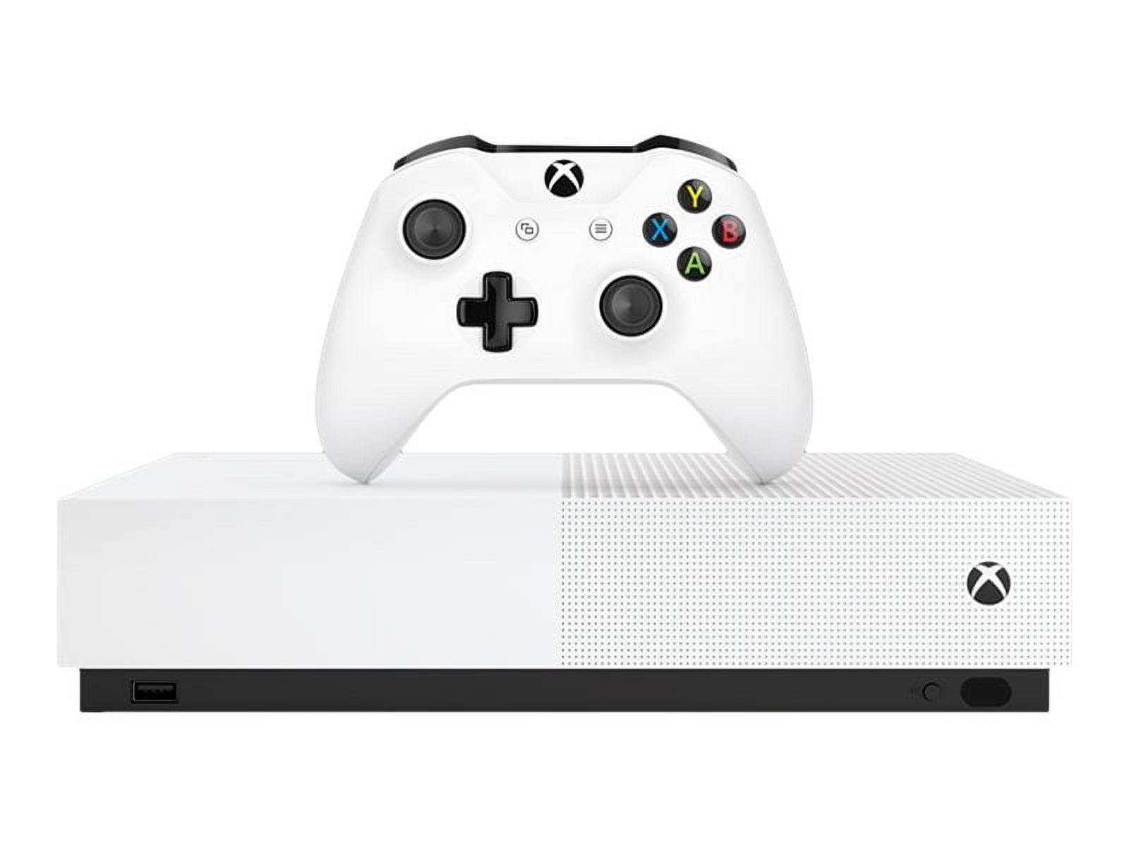 Restored Microsoft Xbox One S 1TB All-Digital Edition Console (Disc-free Gaming), White, NJP-00024 (Refurbished)