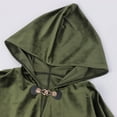 thumbnail image 6 of FEIFLY Women Adult Halloween Suede Cape Solid Color Festival Clothing, 6 of 9